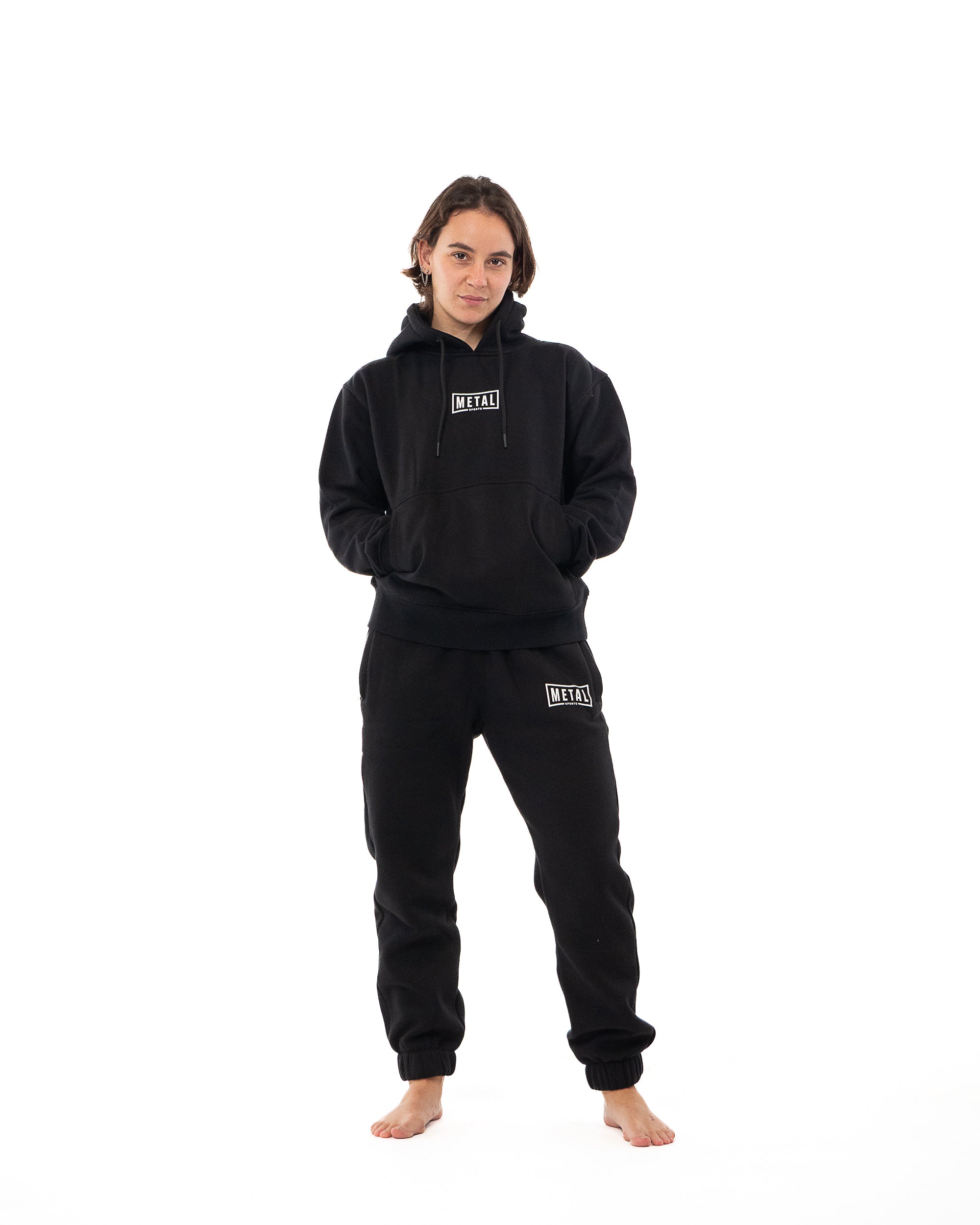 SWEAT A CAPUCHE NOIR