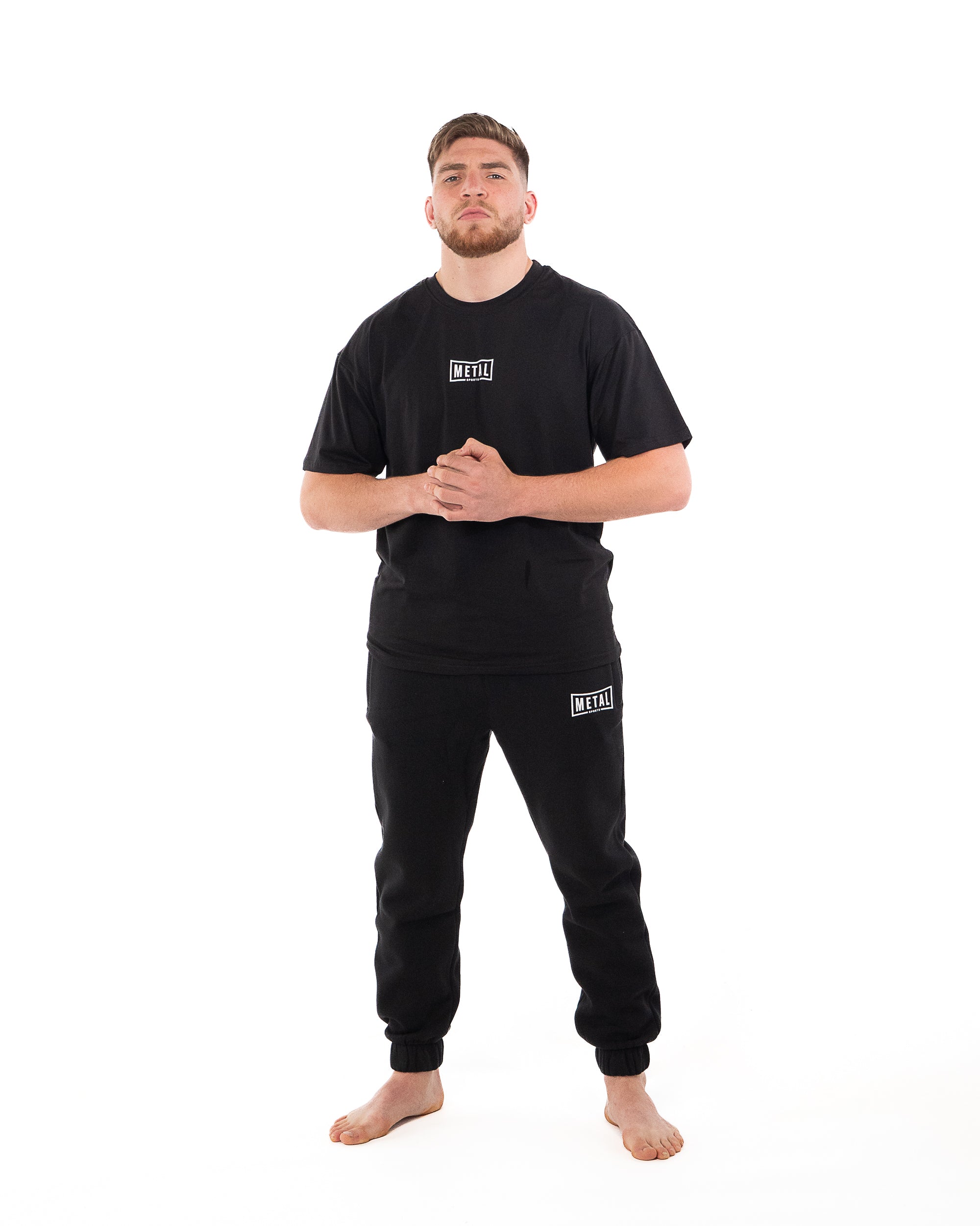 BLACK COTTON T-SHIRT PROTECT YOURSELF AT ALL TIMES