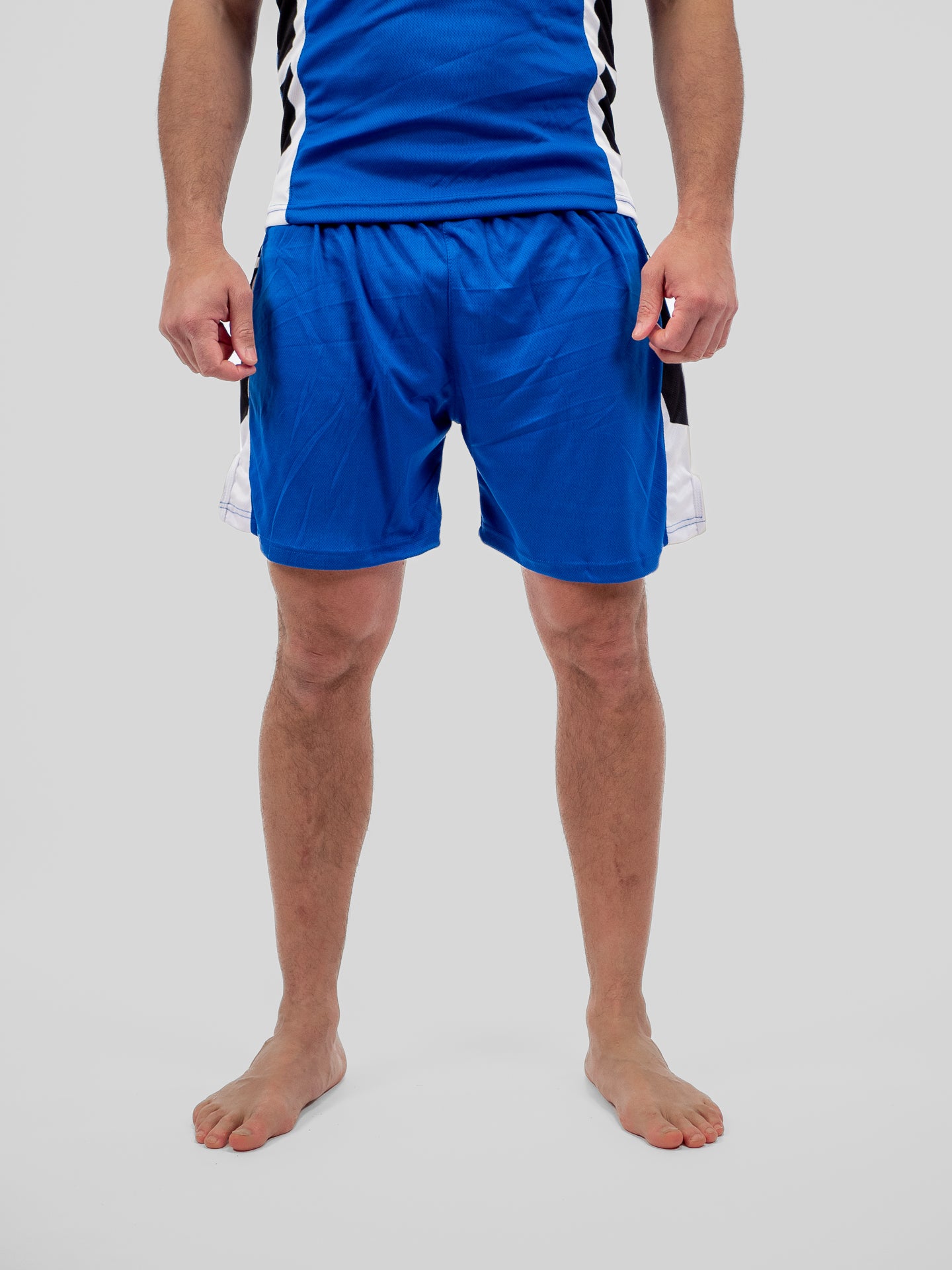 BLUE ADULT COMPETITION BOXING SHORTS + TANK TOP