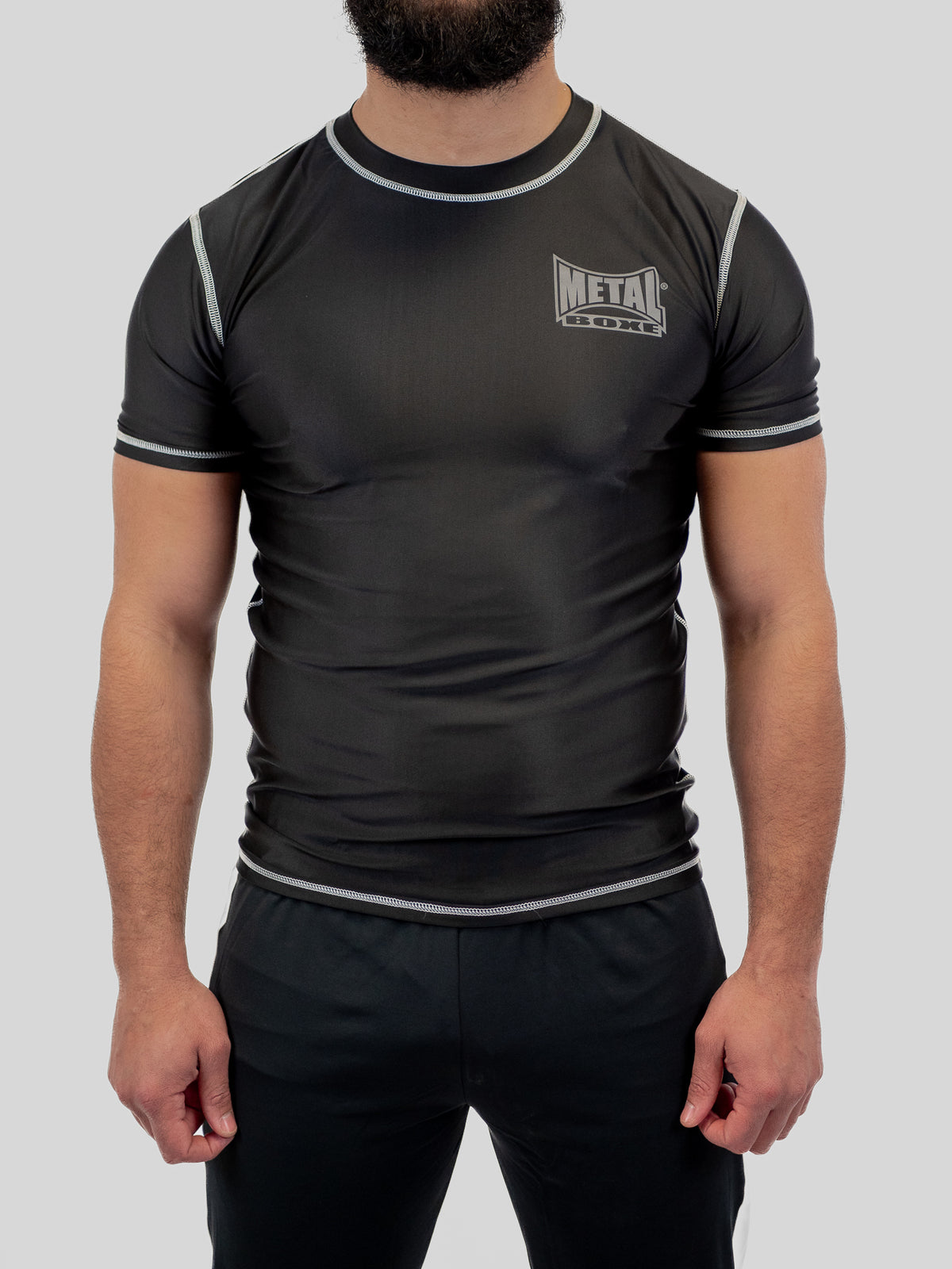 MEN'S BLACK RASHGUARD