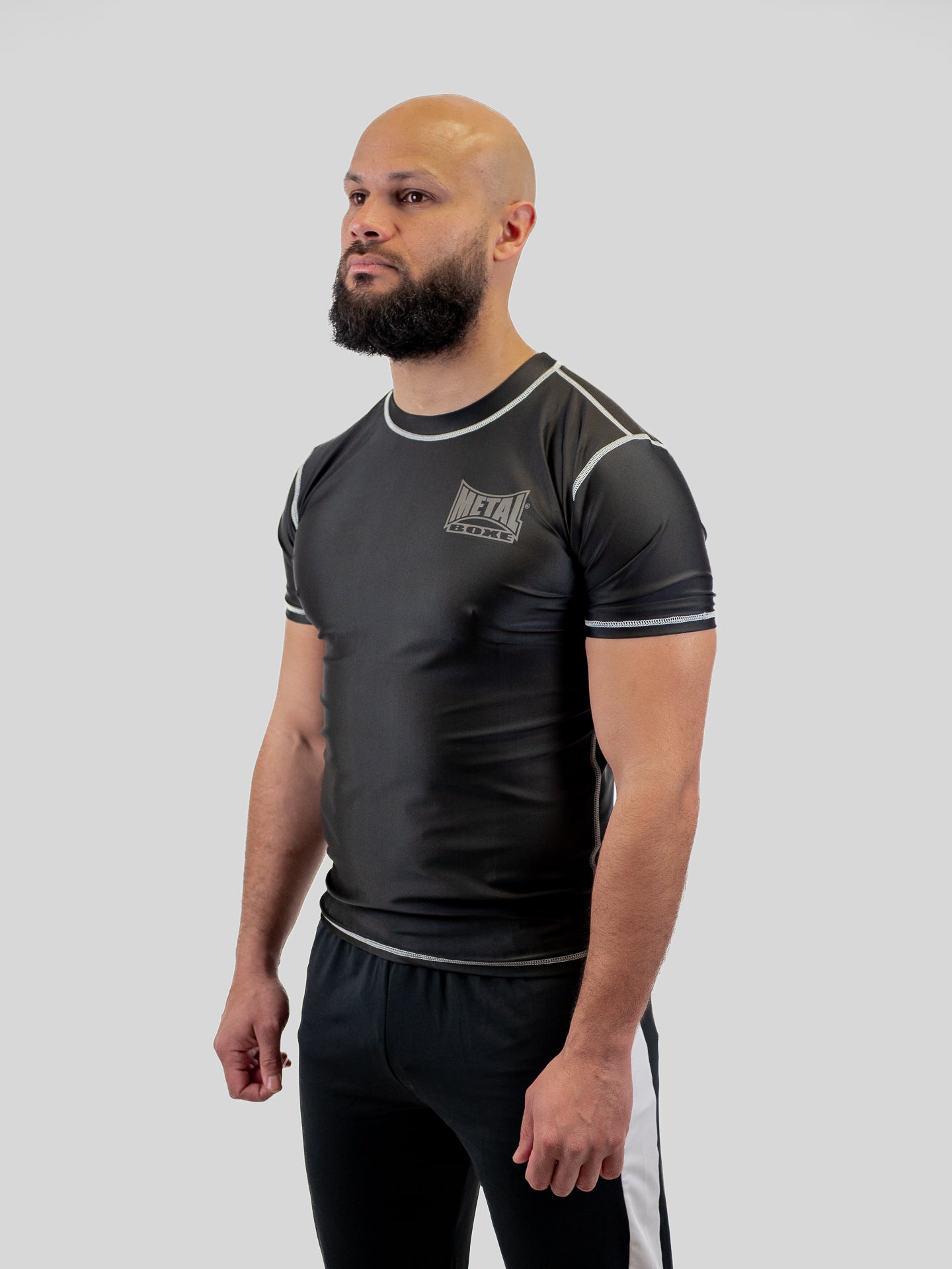 MEN'S BLACK RASHGUARD