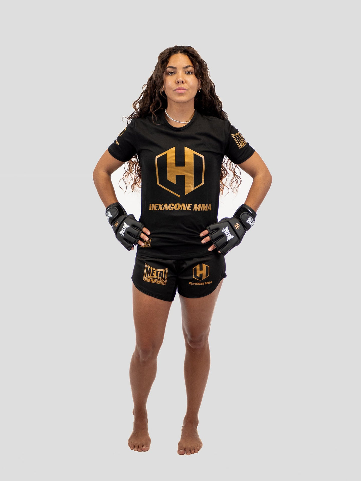 BLACK HEXAGON MMA WOMEN’S T-SHIRT