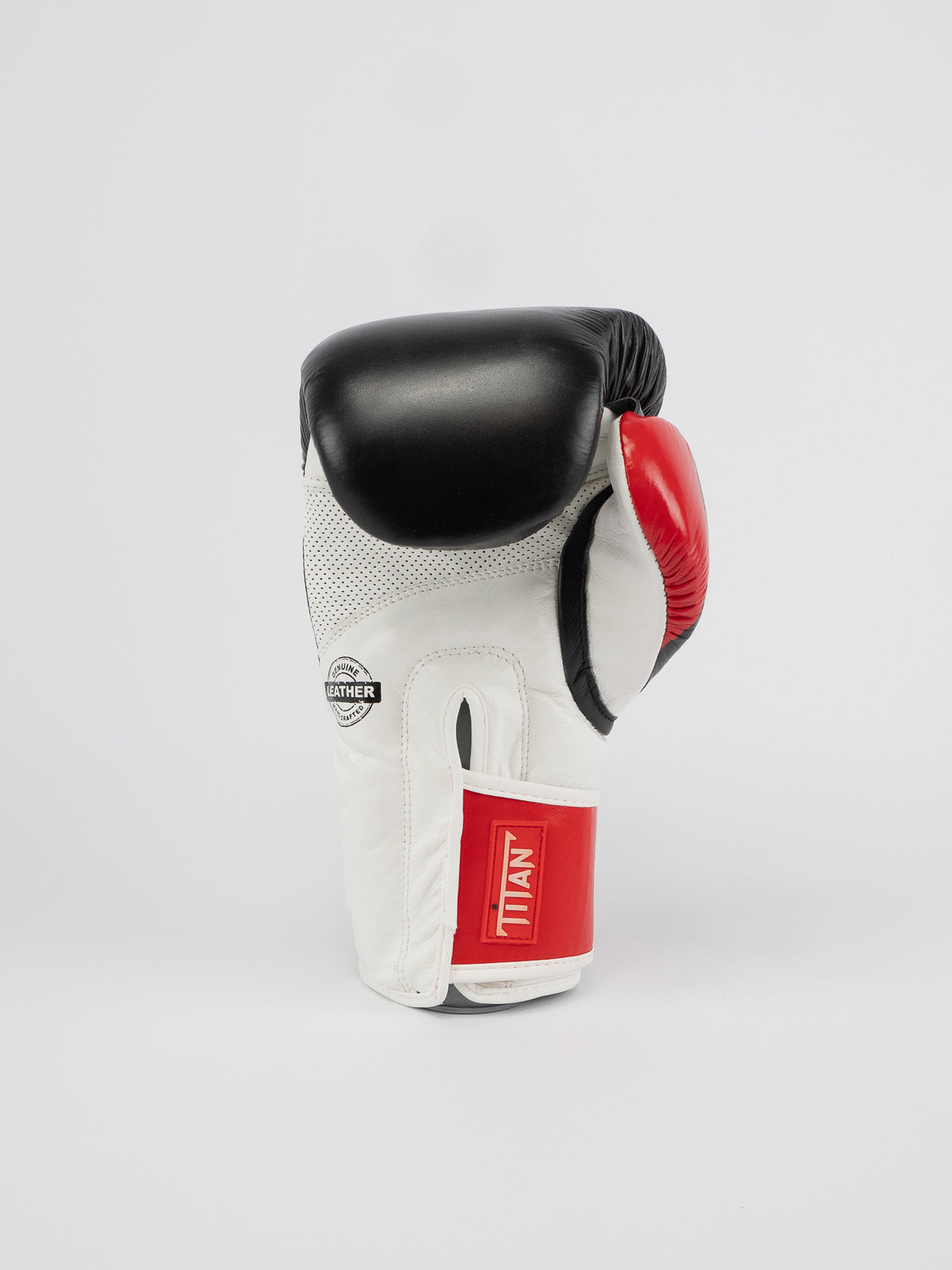 GANTS DE BOXE TITAN NOIR BLANC ROUGE