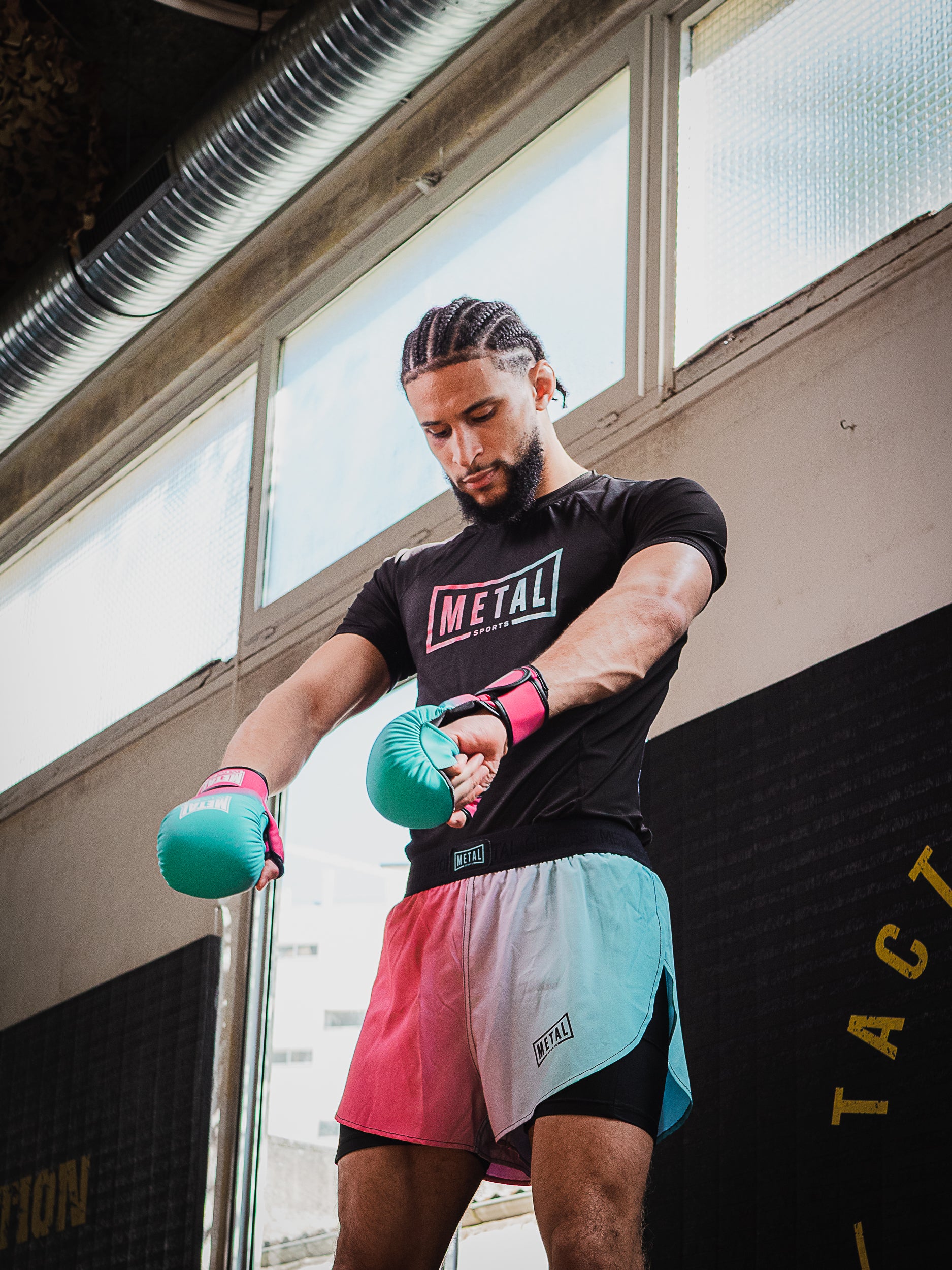 MMA Sparring Gloves "The Shell" Miami Vibe