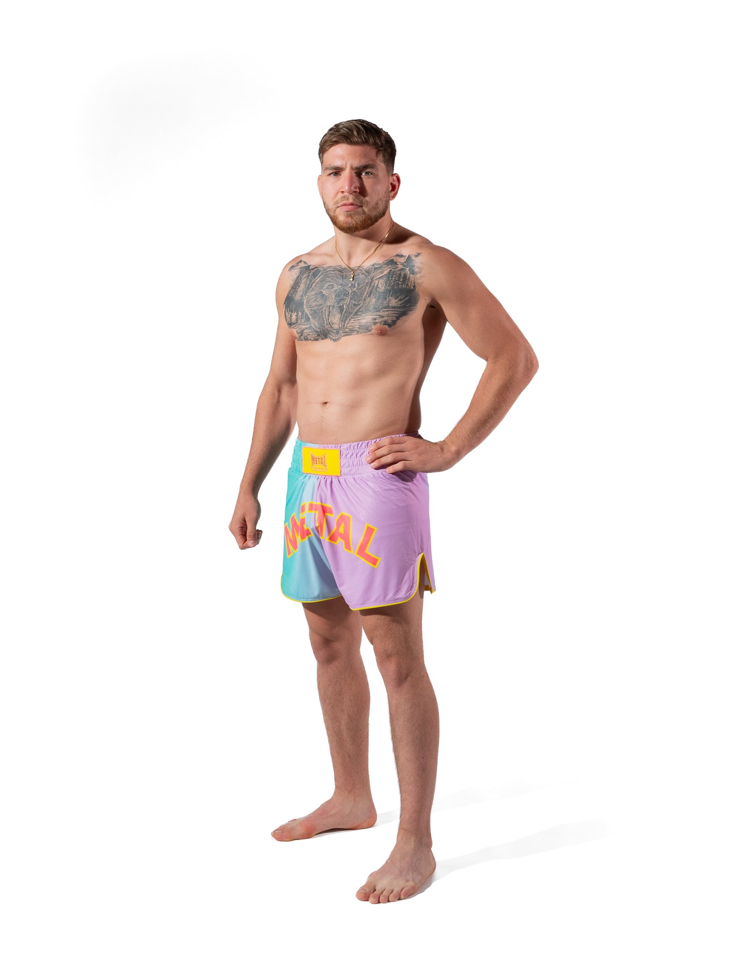 THAI BOXING SHORT ONE POST CUTTING TREATS