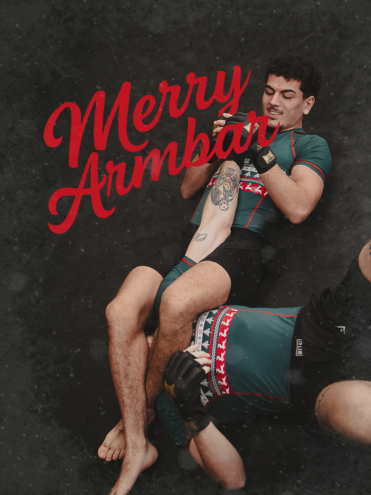 rashguard de noel mma boxe cadeau noel pull merry armbar