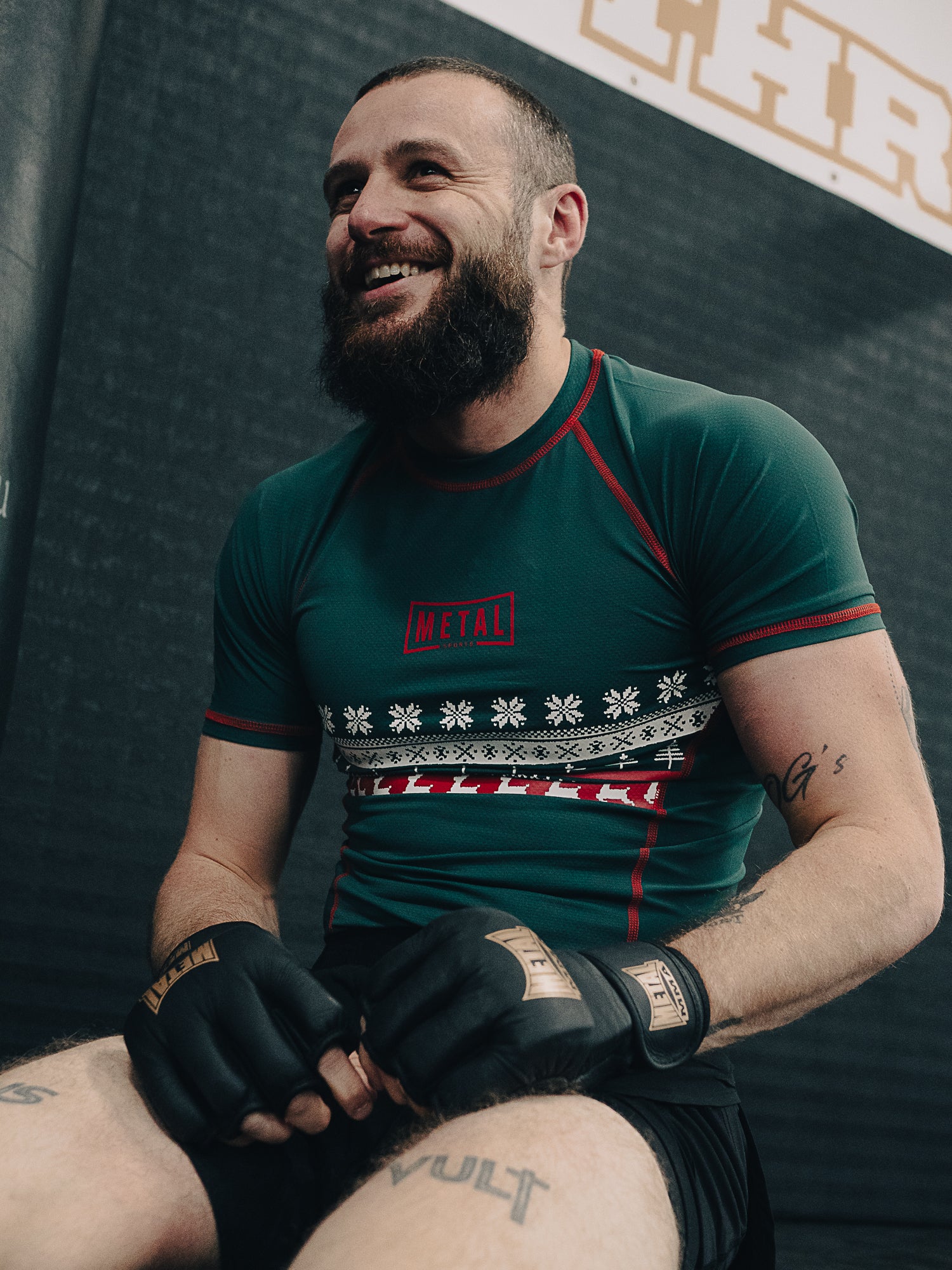 rashguard de noel mma boxe cadeau noel pull