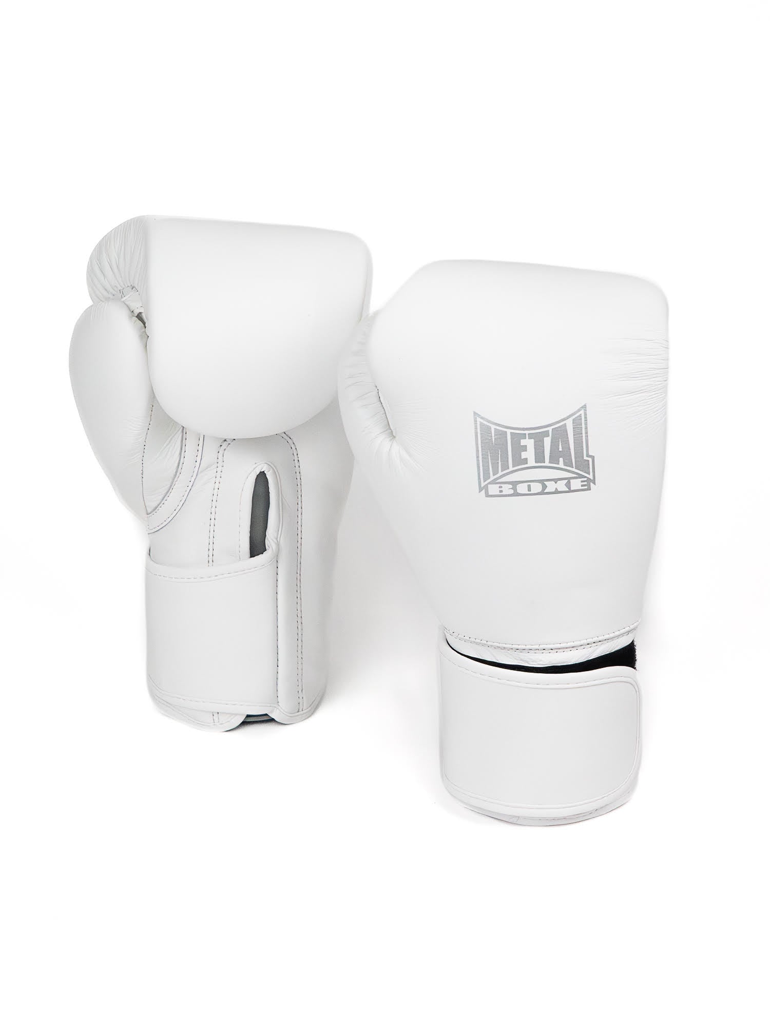 GANTS BOXE CUIR GENEZIS BLANC