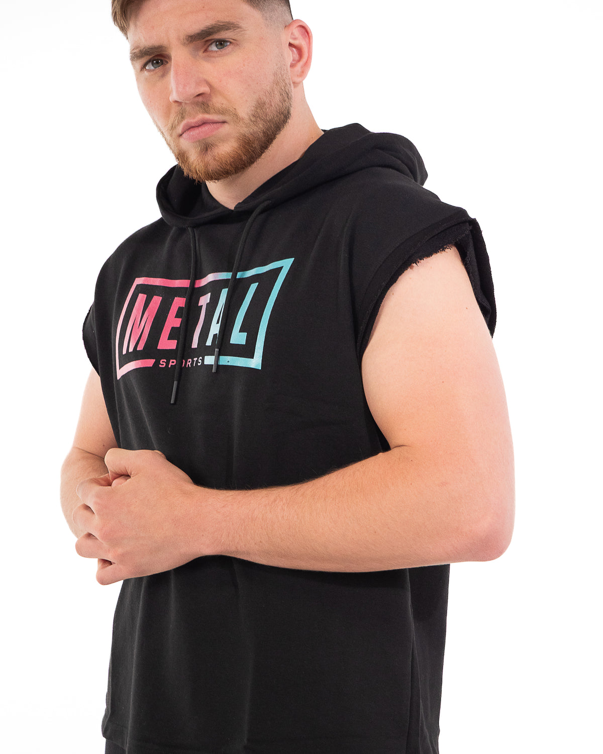 MIAMI VIBE SLEEVELESS HOODIE