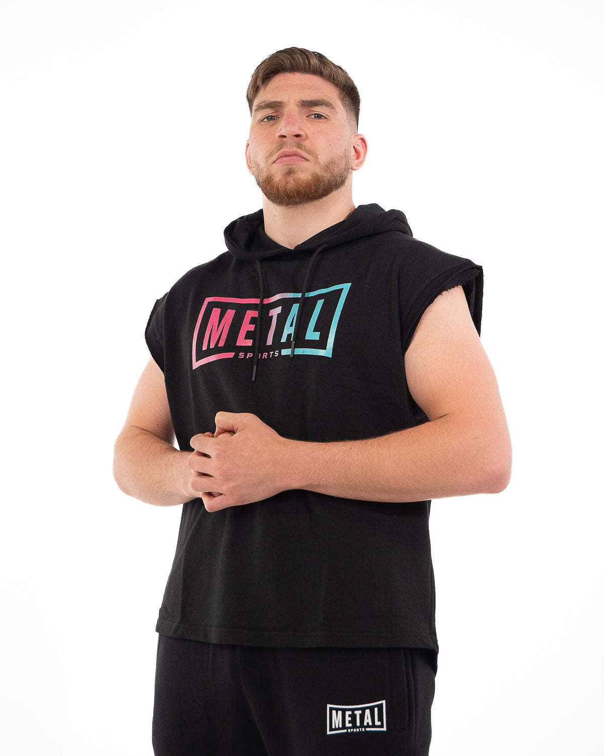 MIAMI VIBE SLEEVELESS HOODIE