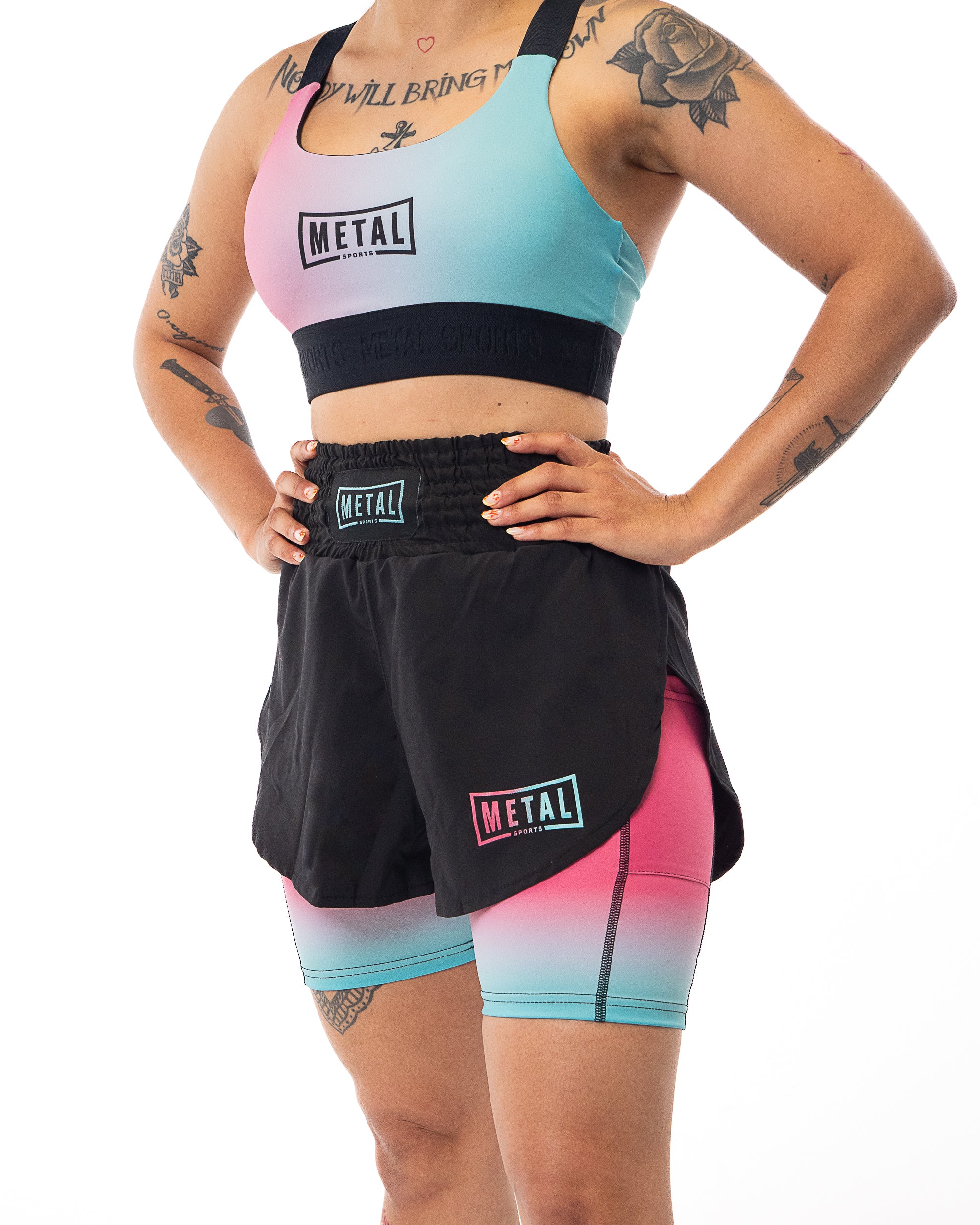 WOMEN'S 2-IN-1 SHORTS MIAMI VIBE