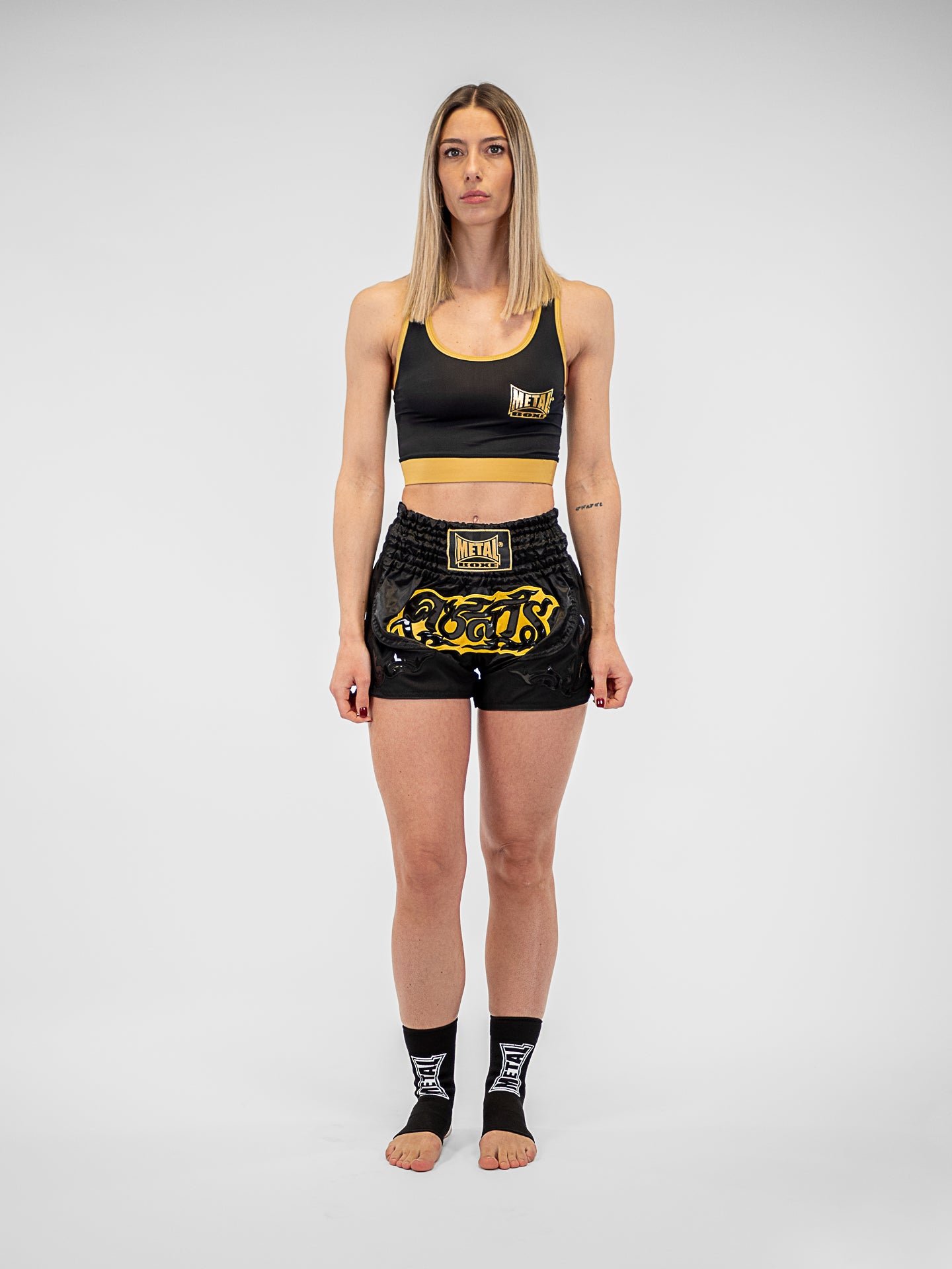 THAI LUMPINEE BLACK WOMEN'S SHORTS