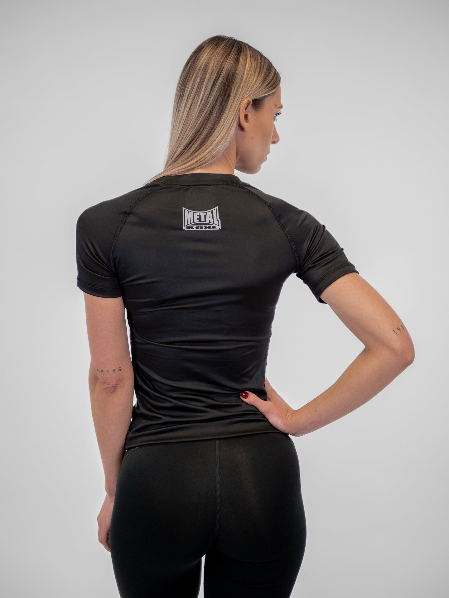 WOMEN'S RASHGUARD CAMO BLACK