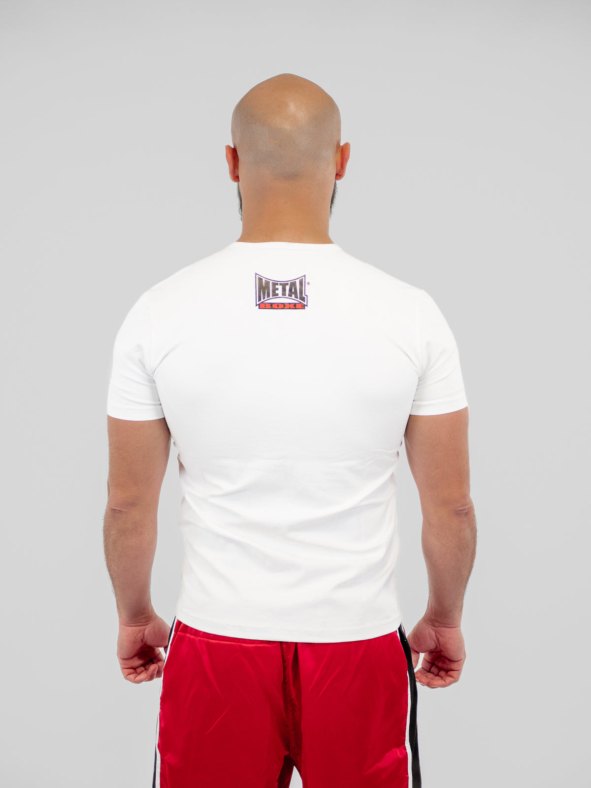 T-SHIRT VISUAL BLANC HOMME