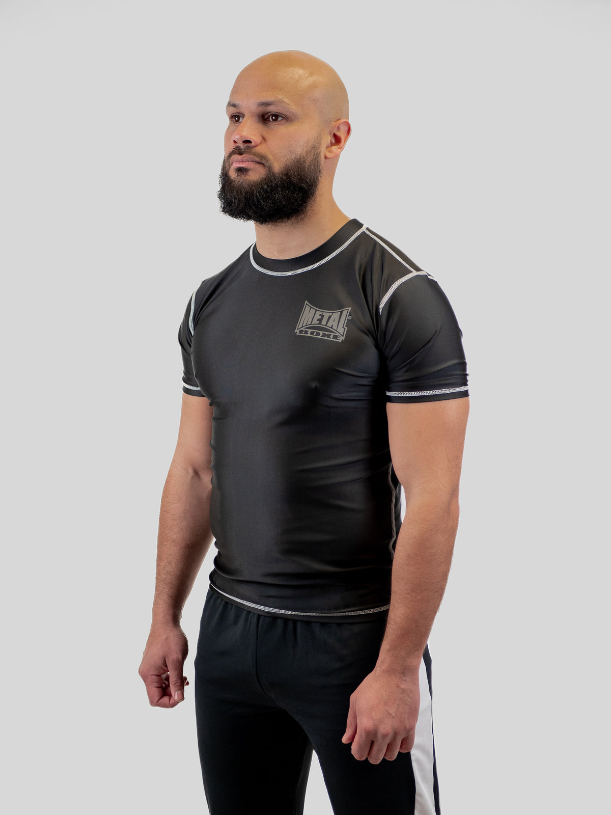 MEN'S BLACK RASHGUARD