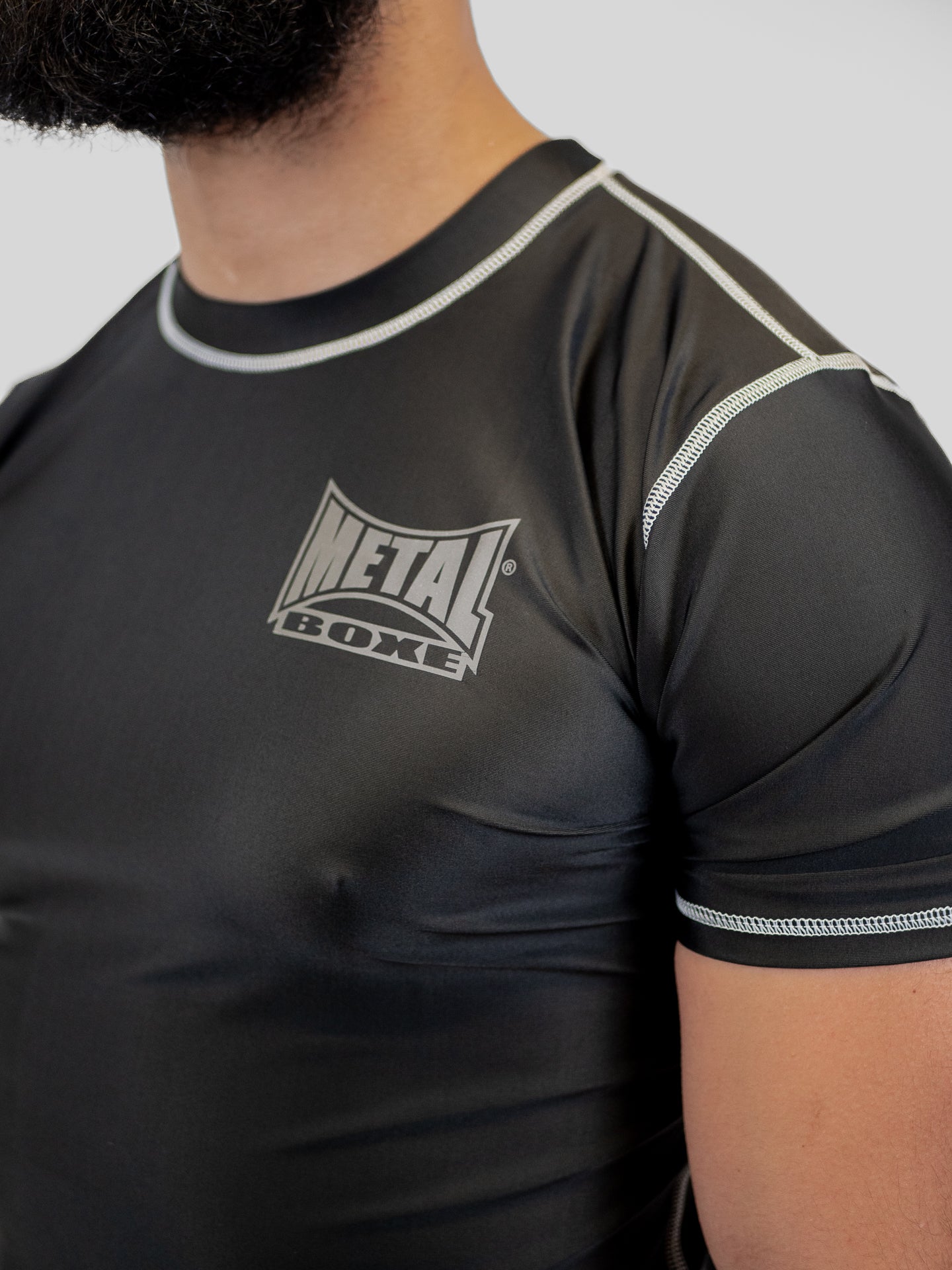 MEN'S BLACK RASHGUARD