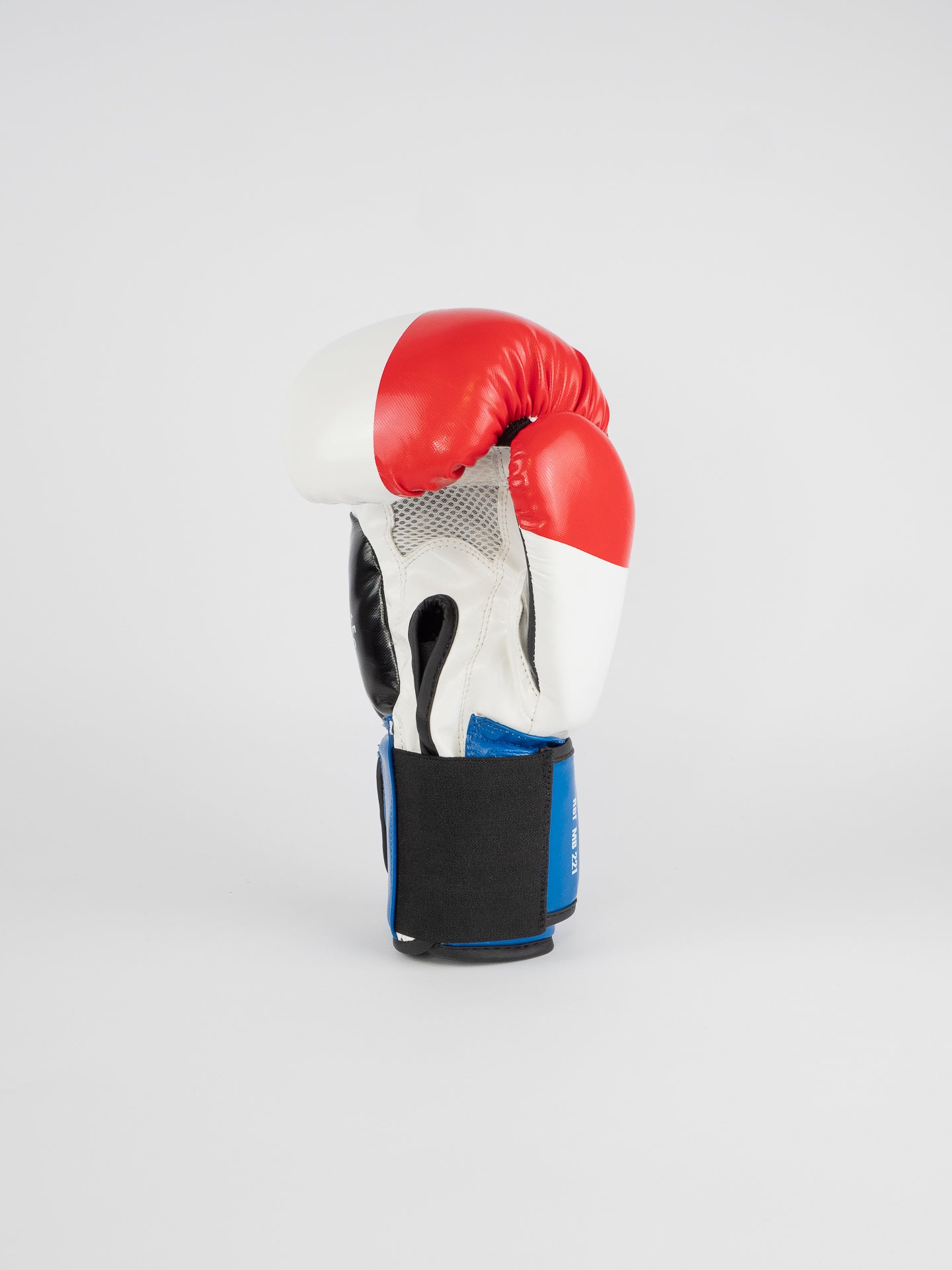 COMPETITION BOXING GLOVES BLUE WHITE RED