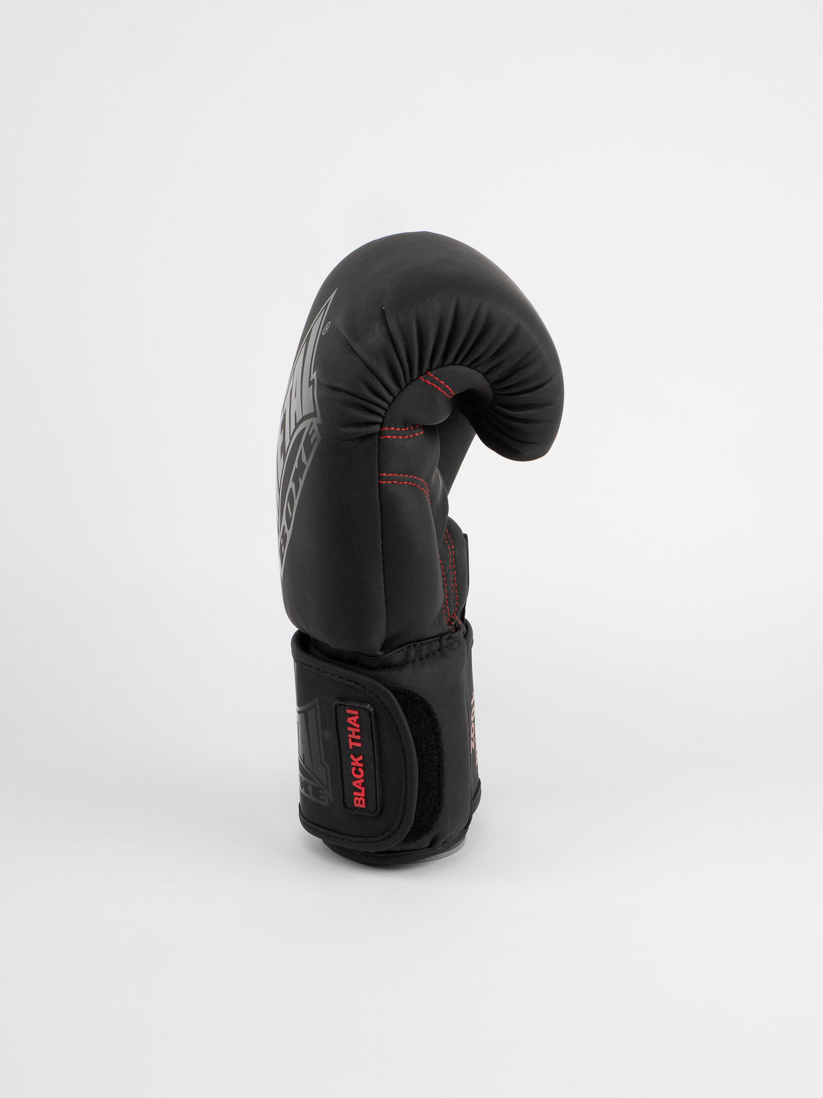 BLACK THAI BOXING GLOVES