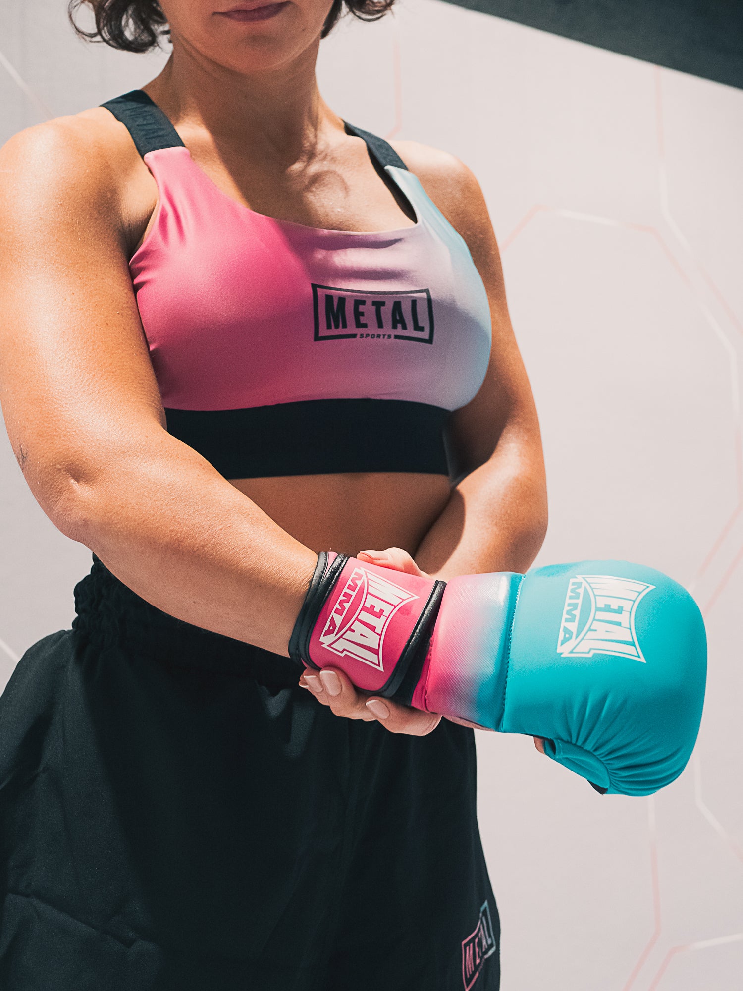 MMA Sparring Gloves "The Shell" Miami Vibe