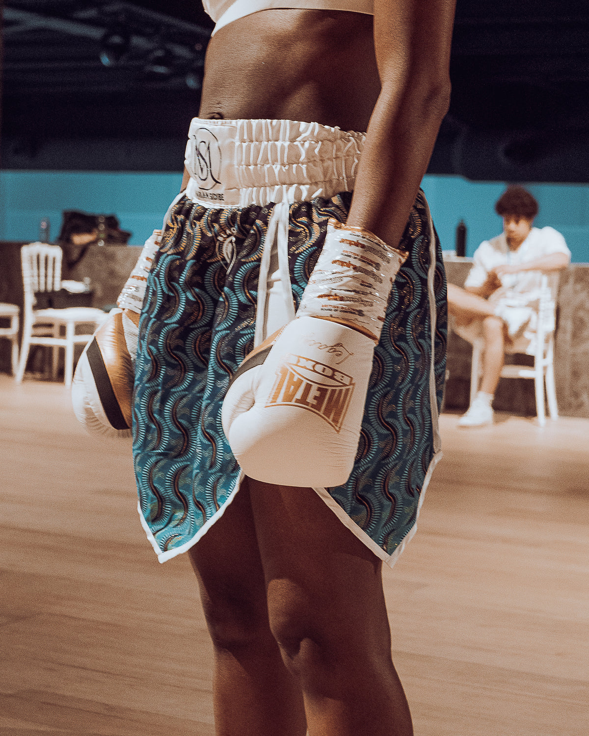 LEGACY WHITE FOAM BOXING GLOVES