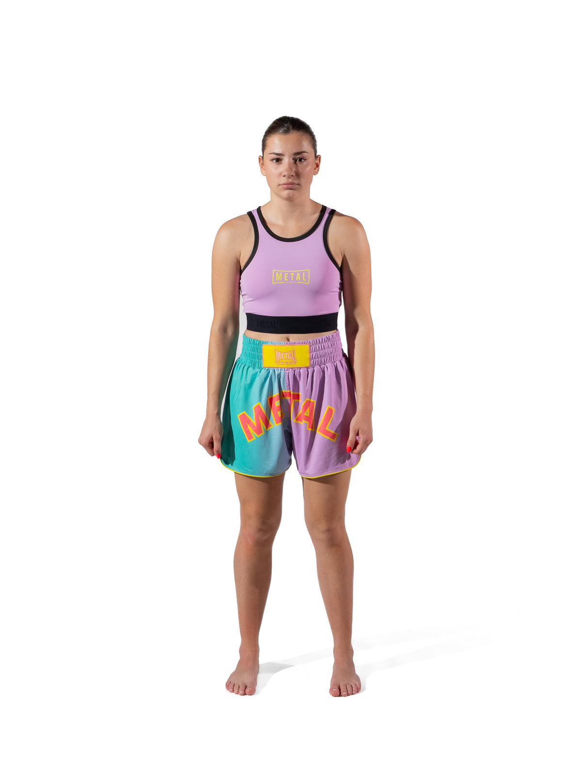 THAI BOXING SHORT ONE POST CUTTING TREATS