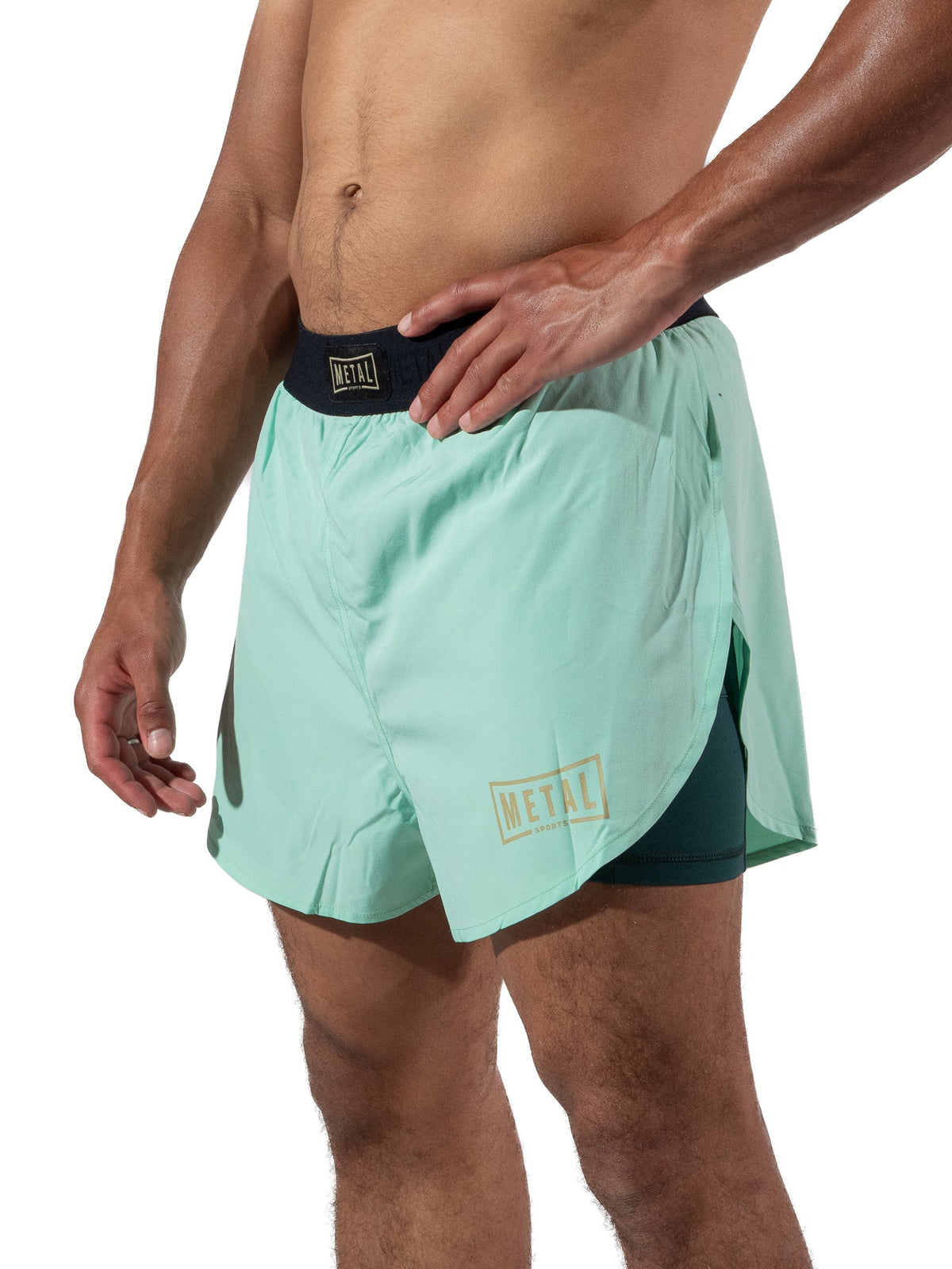 FIGHT SHORT 2IN1 DEEP WATERS