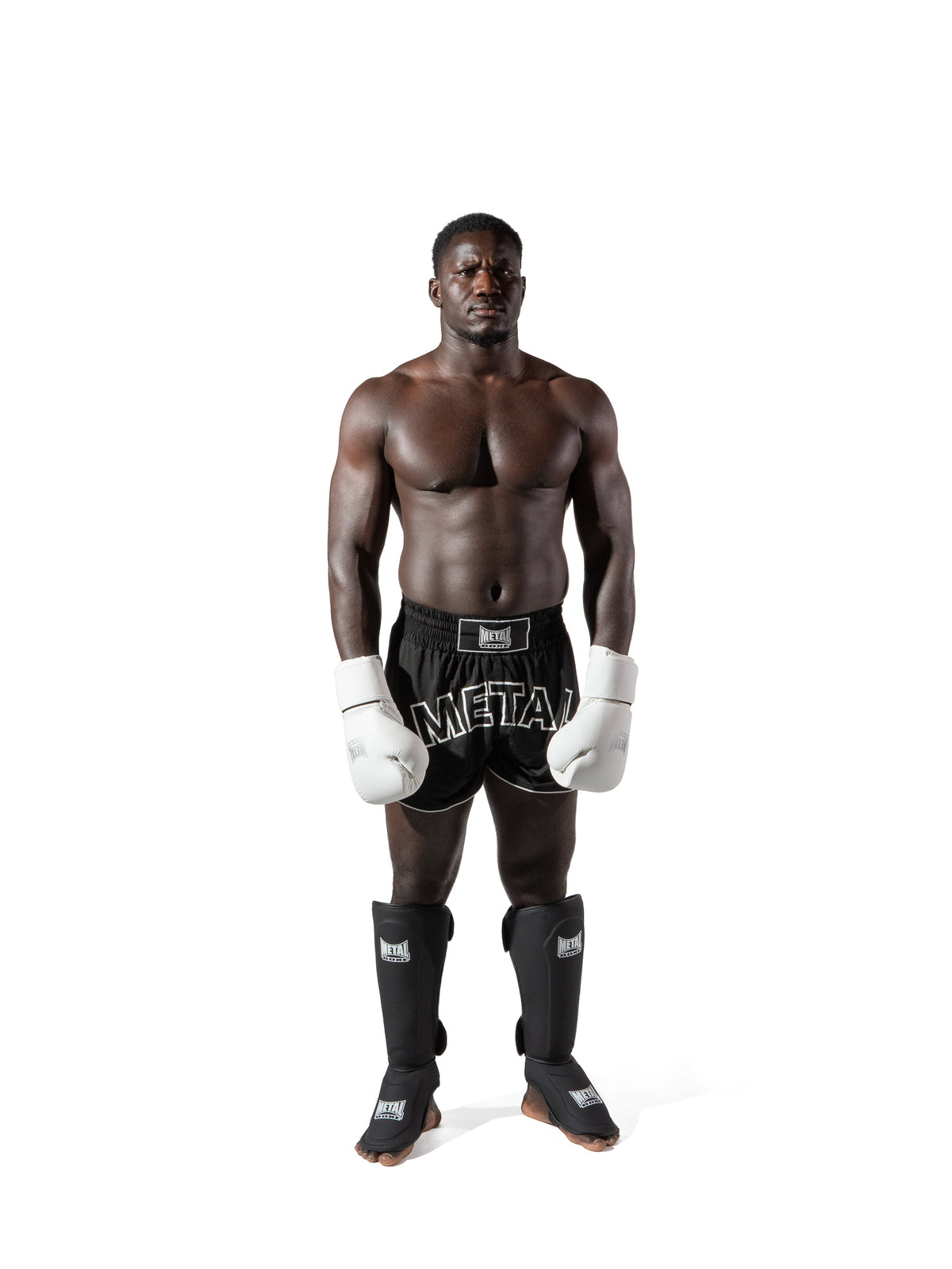 GANTS BOXE CUIR GENEZIS BLANC