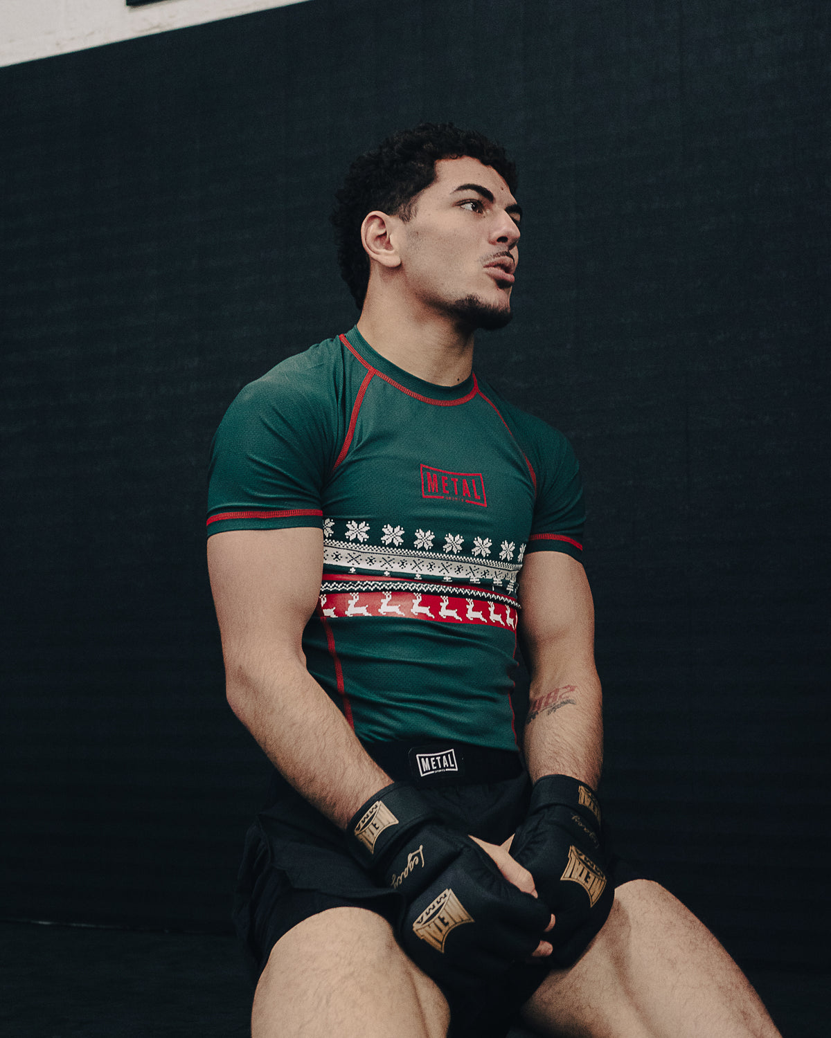 rashguard de noel mma boxe cadeau noel pull